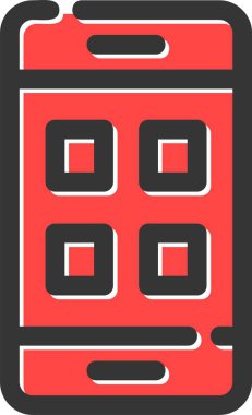 Hesap makinesi. Web simgesi basit illüstrasyon