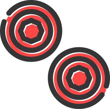 hedef web simgesi basit illüstrasyon