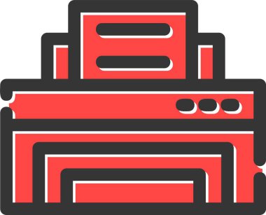 sunucu simgesi, vektör illüstrasyonu basit tasarım