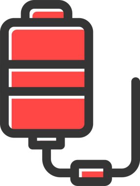 çanta çanta simgesi ana hat biçiminde