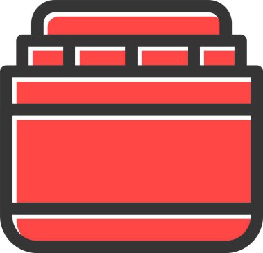 Krem Simgesi, Basit Web Vektörü İllüstrasyonu