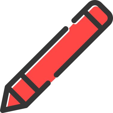 kalem simgesinin vektör illüstrasyonu