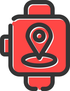 harita konumu simgesi ana hat biçiminde