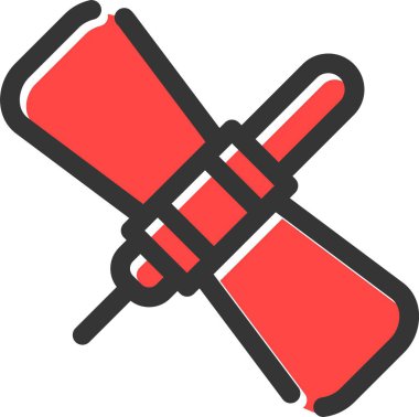 Boya fırçası. Basit resimleme