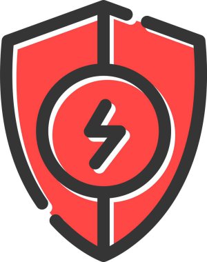 güç simgesi vektör illüstrasyonu