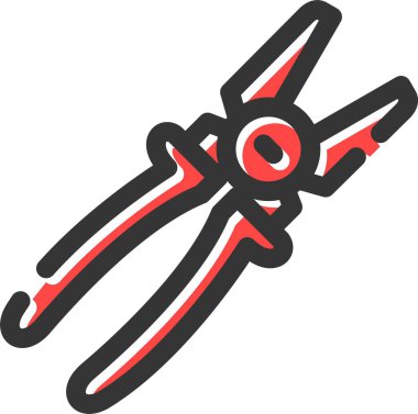 Makas. Web simgesi basit tasarım