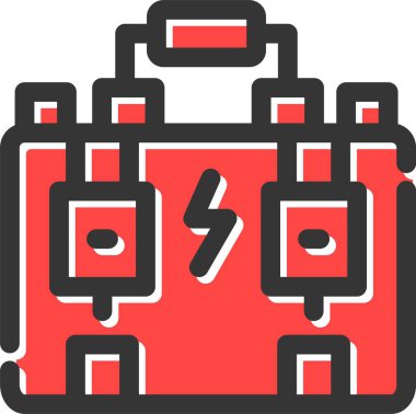 pil şarj etme simgesi - taslak biçimi