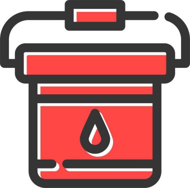 Petrol kutusu ikonu modern illüstrasyon