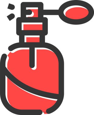 El bombası. Web simgesi vektör illüstrasyonu