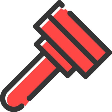 Çekiç ve çekiç vektör çizimi