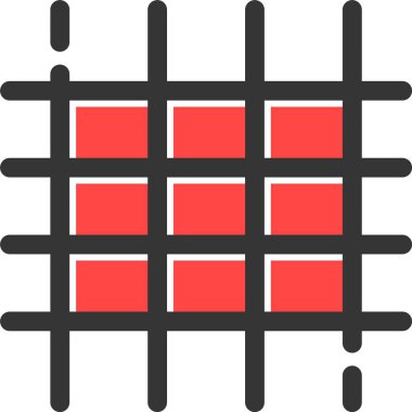 noktalı ızgara ızgara arayüz araç çubuğu simgesi