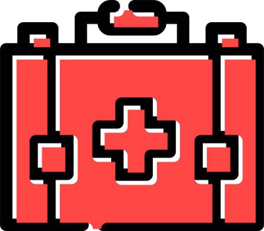 Ana hat biçiminde tıbbi yardım simgesi