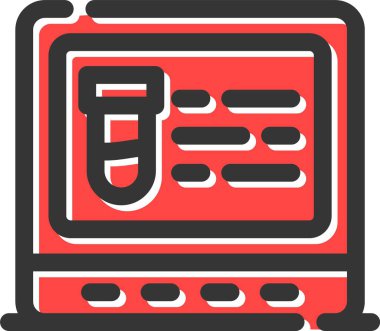 Bilgisayar. Web simgesi basit illüstrasyon