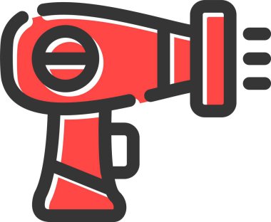 Meşale simgesi vektör illüstrasyonu