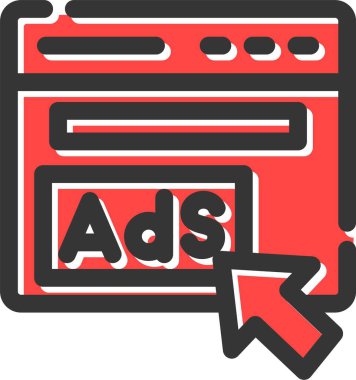 reklam reklam simgesi tam stil