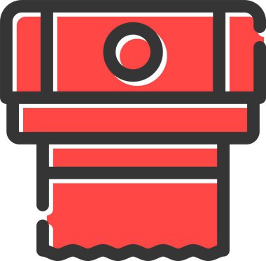 kamera kamera film simgesi fotoğrafçılık - özet biçimi