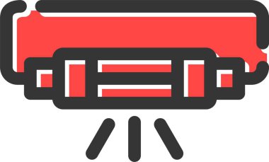 pil şarj simgesi düz biçimli