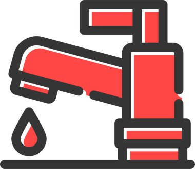 su musluğu vektör simgesi