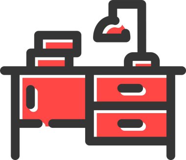 mobilya kutsal kişilerin resmi, vektör çizim