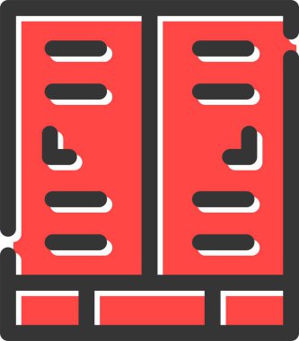 Düz biçimli sunucu veri simgesi