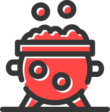 pot simgesi, vektör çizimi