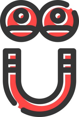 Maske. Web simgesi basit illüstrasyon