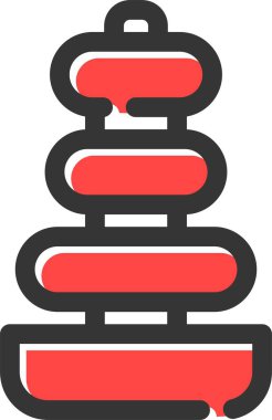 vektör Noel ağacı simgesini