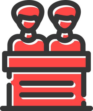 İnsan simgesinin vektör illüstrasyonu