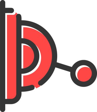 Müzik. Web simgesi basit illüstrasyon