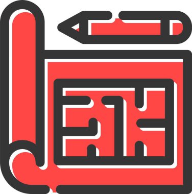 kitap simgesi, vektör illüstrasyonu