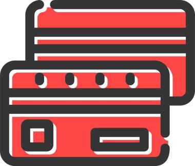 Tek bir dosya simgesinin vektör illüstrasyonu