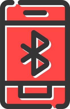 vektör bluetooth simgesi illüstrasyonu