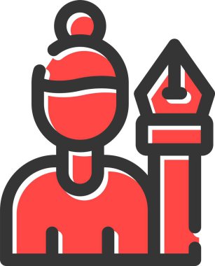 Noellerde Noel Baba simgesi doldurulmuş taslak biçiminde