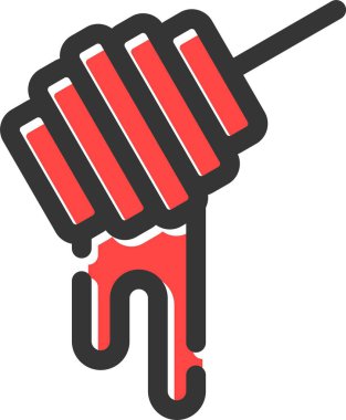 Çekiç. Web simgesi basit illüstrasyon