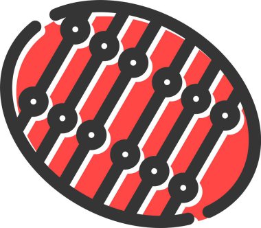 Moda tarzı izole edilmiş arkaplanda şeker simgesi