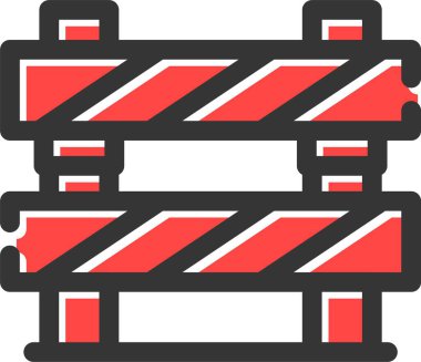 Yol simgesi vektör illüstrasyonu