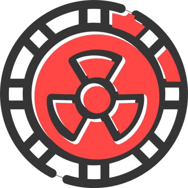 Tekerlek. Web simgesi basit illüstrasyon