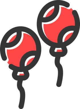 balon ikonu. vektör illüstrasyonu