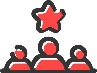 insanlar simge vektör illüstrasyonu