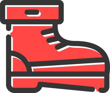 Çizme çizmesi çizme simgesi düz stil