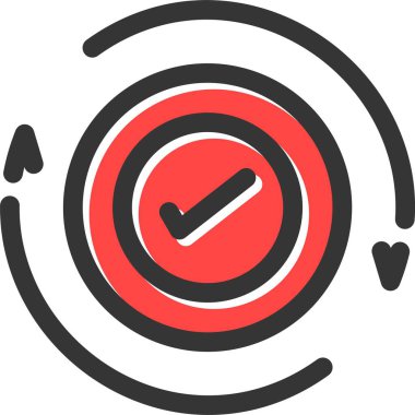 hedef simge vektör illüstrasyonu