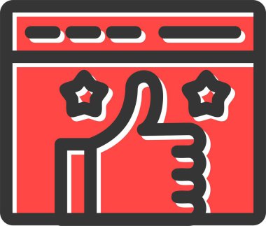 Tarayıcı penceresi. Web simgesi basit illüstrasyon