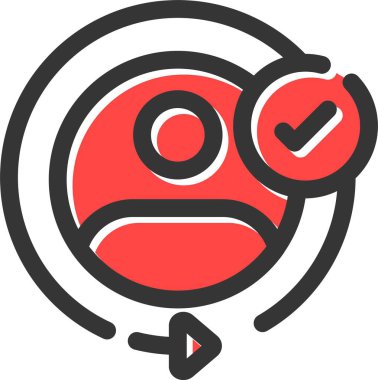 vektör yüz simgesi, vektör illüstrasyonu