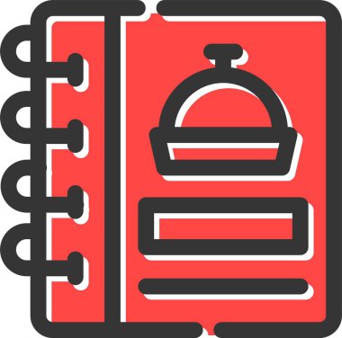 kitap web simgesi basit illüstrasyon