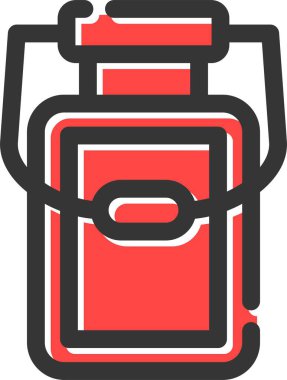 yakıt tankı ikonu vektör illüstrasyonu