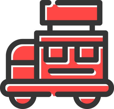 Nakliye. Web simgesi basit illüstrasyon