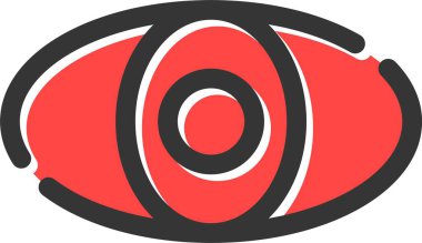 Bir çizgi film harfinin vektör çizimi