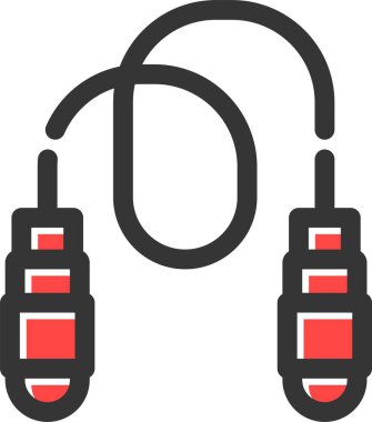 kulaklık simgesi, vektör illüstrasyonu basit tasarım