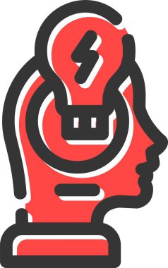 beyin yaratıcı simge tasarımı