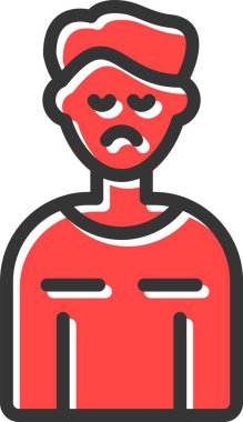 Kederli Simge, Basit Web Vektörü İllüstrasyonu